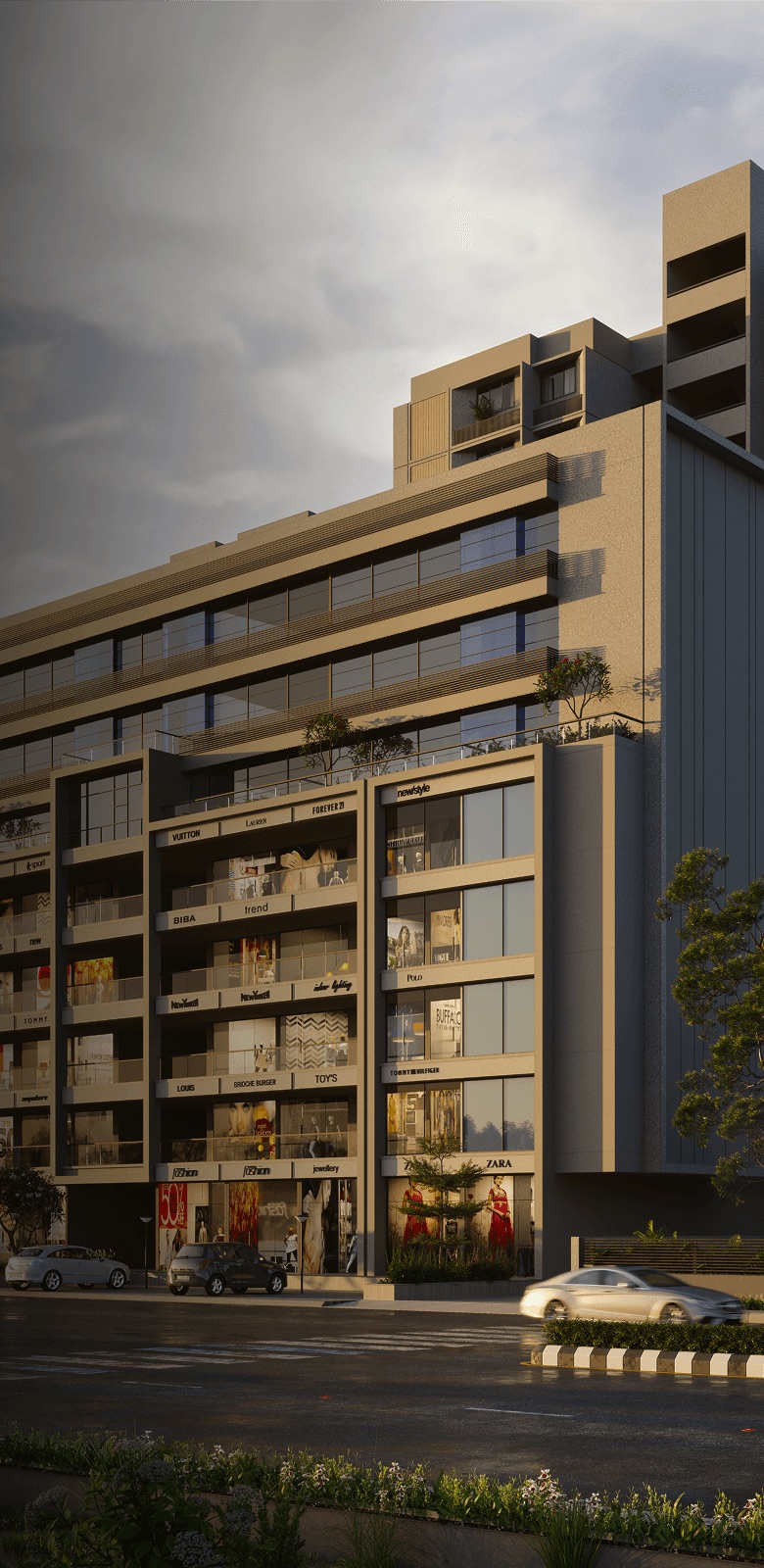 Aaryan Elan — Residential + commercial in Gota, Ahmedabad