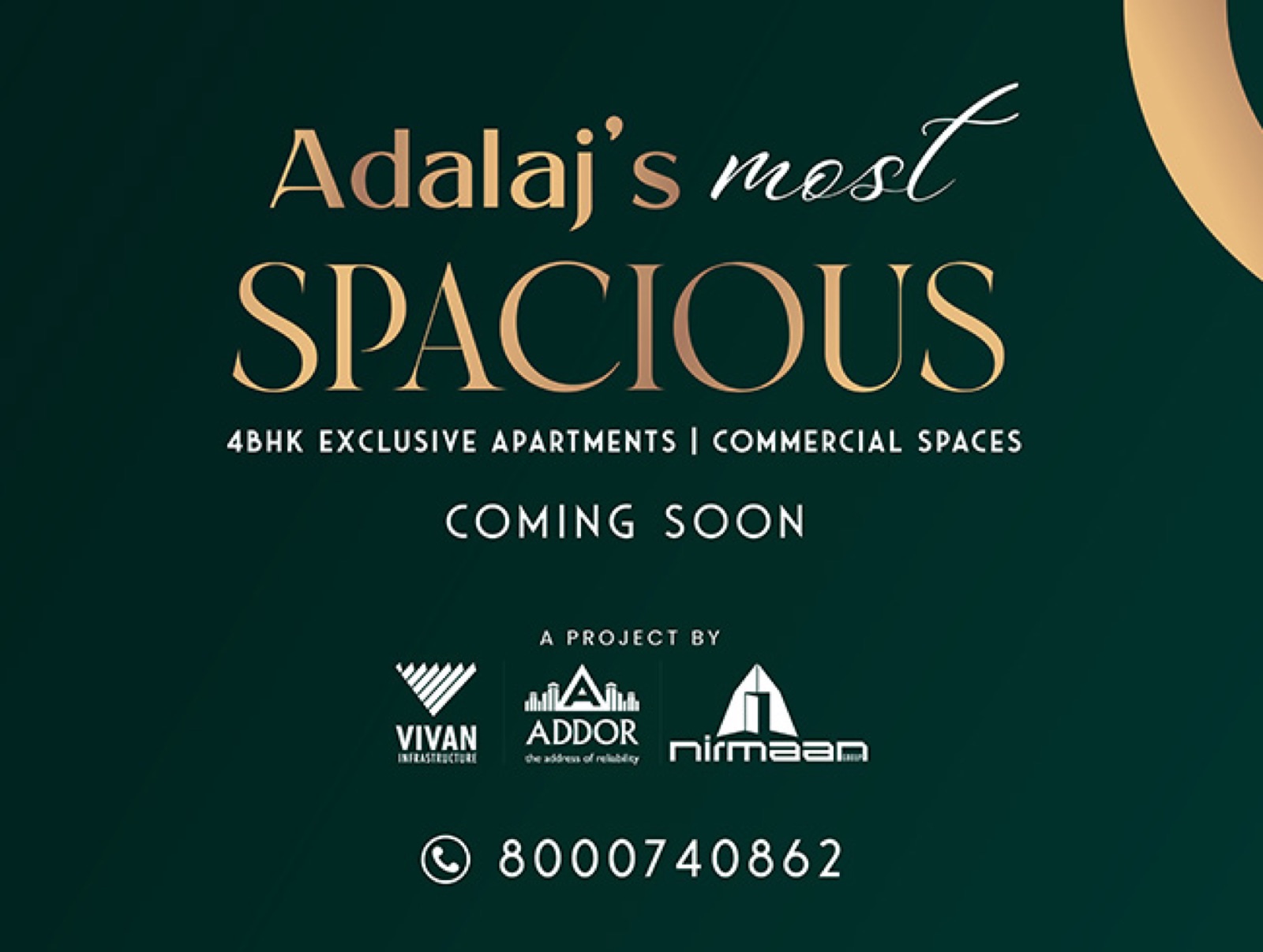 Addor Group — Adalaj (4 BHK) — Residential & commercial in Adalaj, Ahmedabad