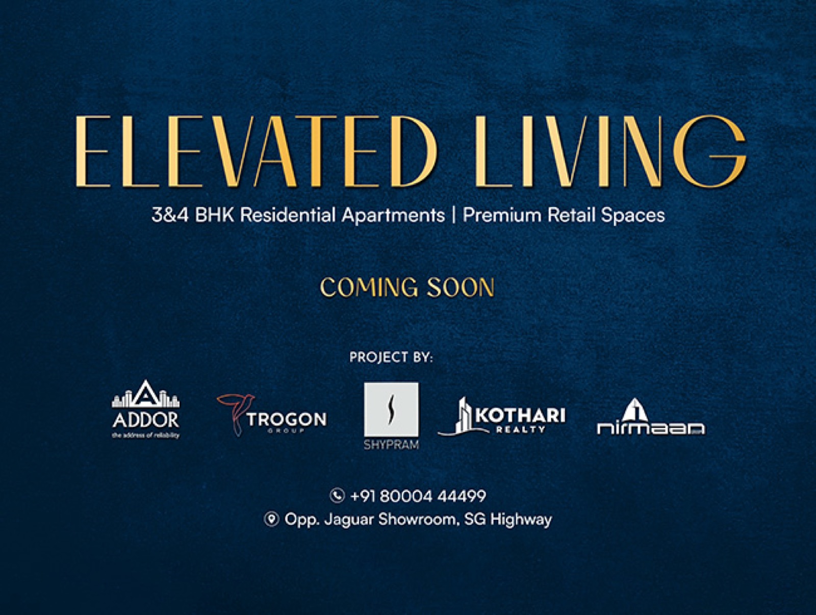 Addor Group — Opp. Jaguar showroom (3 & 4 BHK) — Residential in Opp. Jaguar showroom, Ahmedabad