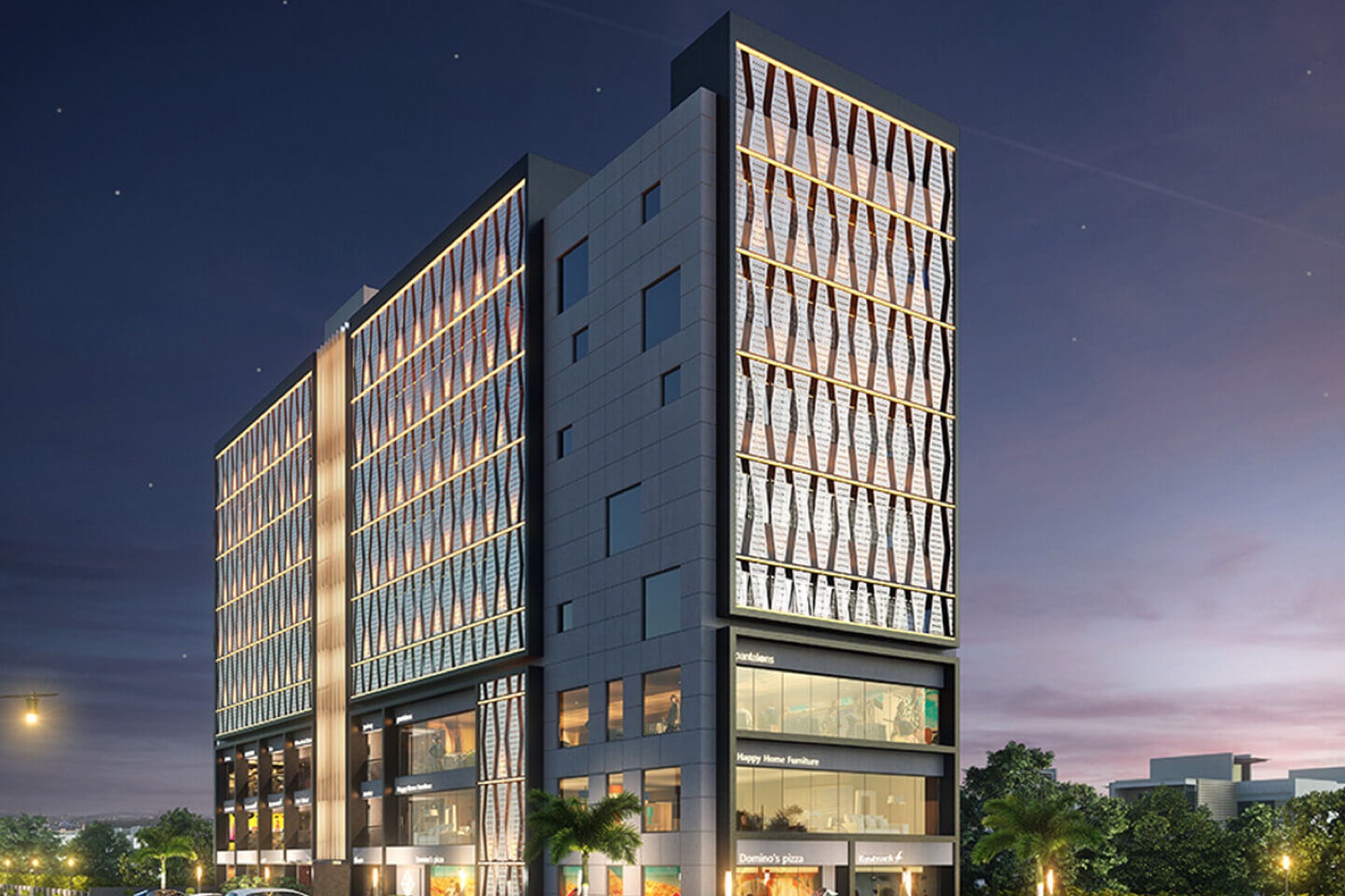 Aperia — Retail + Offices in Ambli–Bopal Road, Ahmedabad