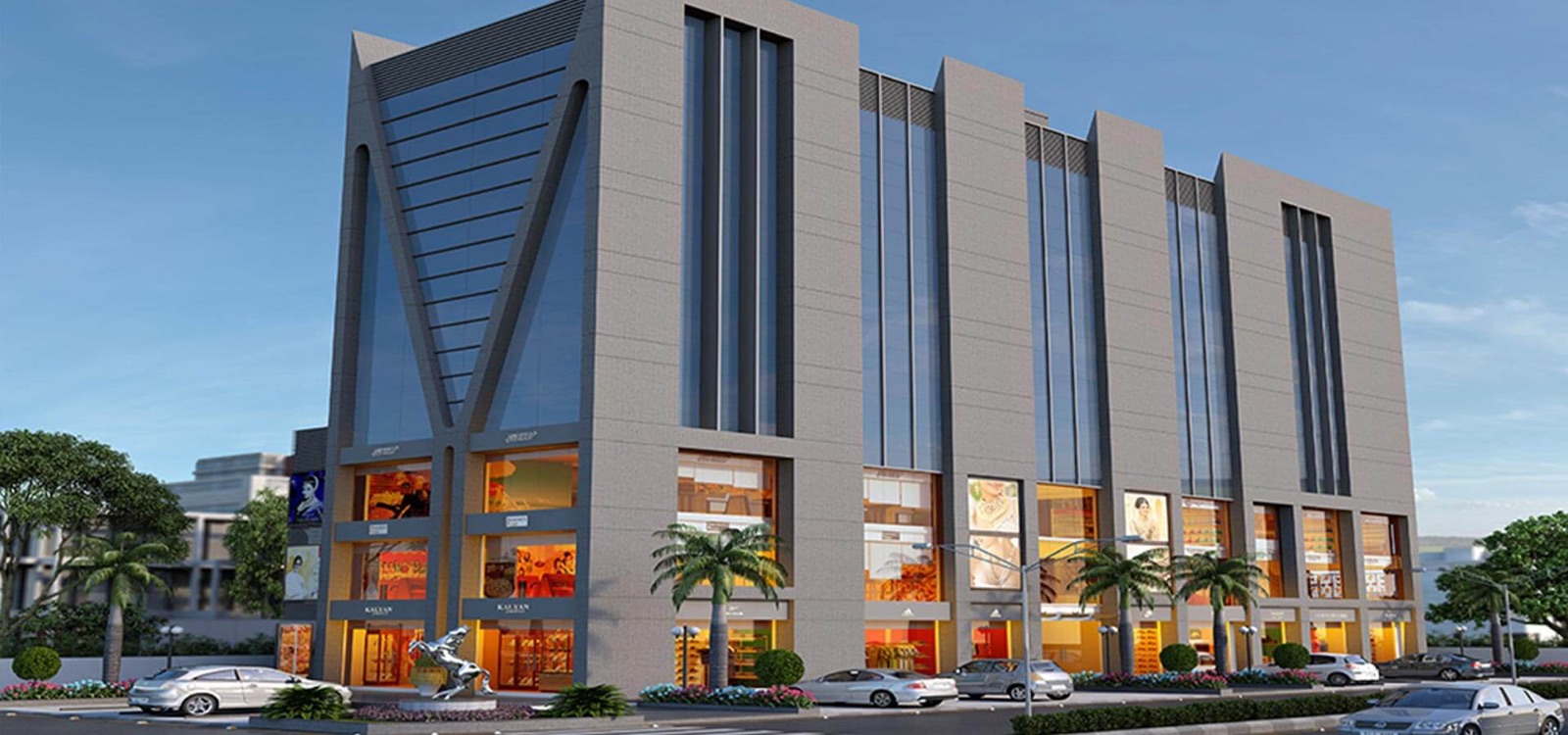 Asian Square — Showrooms + Shops in Sindhu Bhavan Road, Ahmedabad