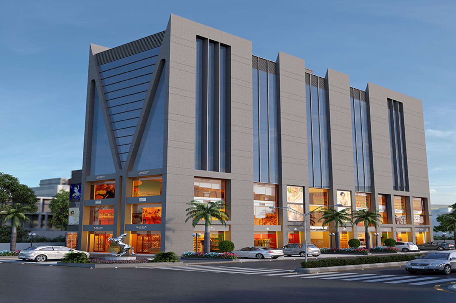 Asian Square — Showrooms + Shops in Sindhu Bhavan Road, Ahmedabad