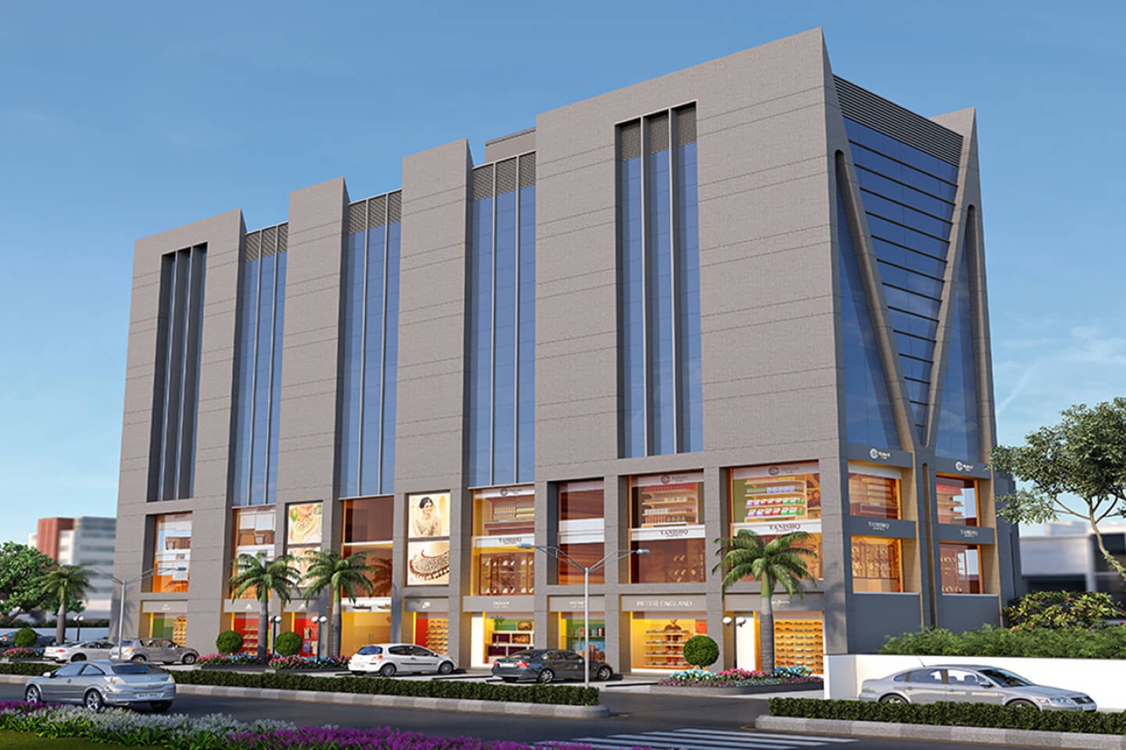 Asian Square — Showrooms + Shops in Sindhu Bhavan Road, Ahmedabad