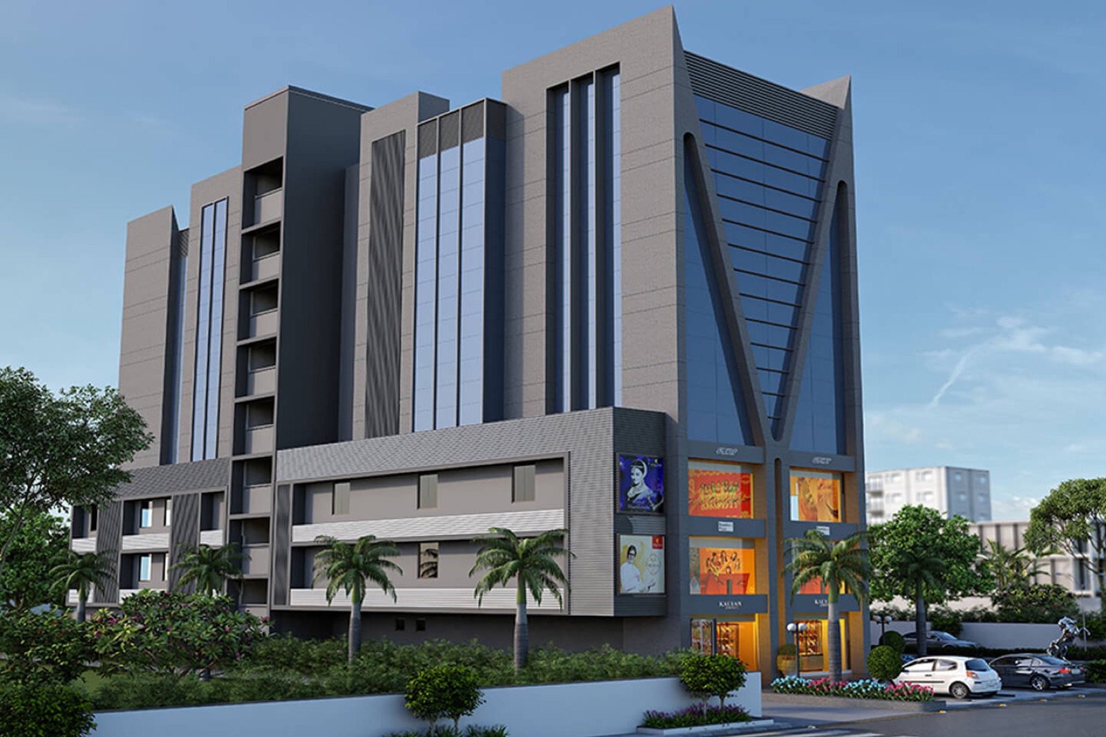 Asian Square — Showrooms + Shops in Sindhu Bhavan Road, Ahmedabad