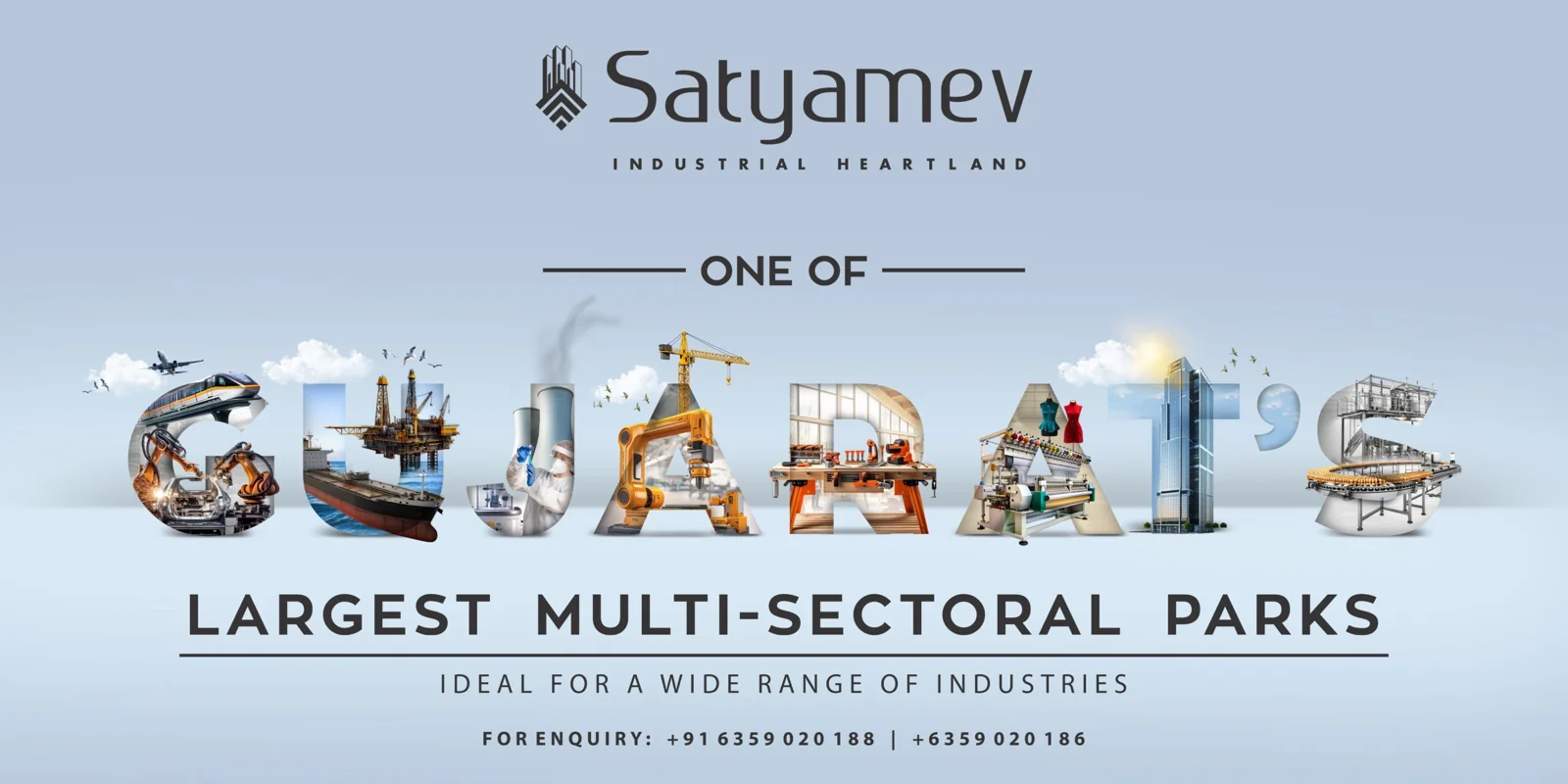 Satyamev Industrial Heartland — Industrial Plots · Buy / Lease in Ahmedabad–Mehsana Highway, Ahmedabad