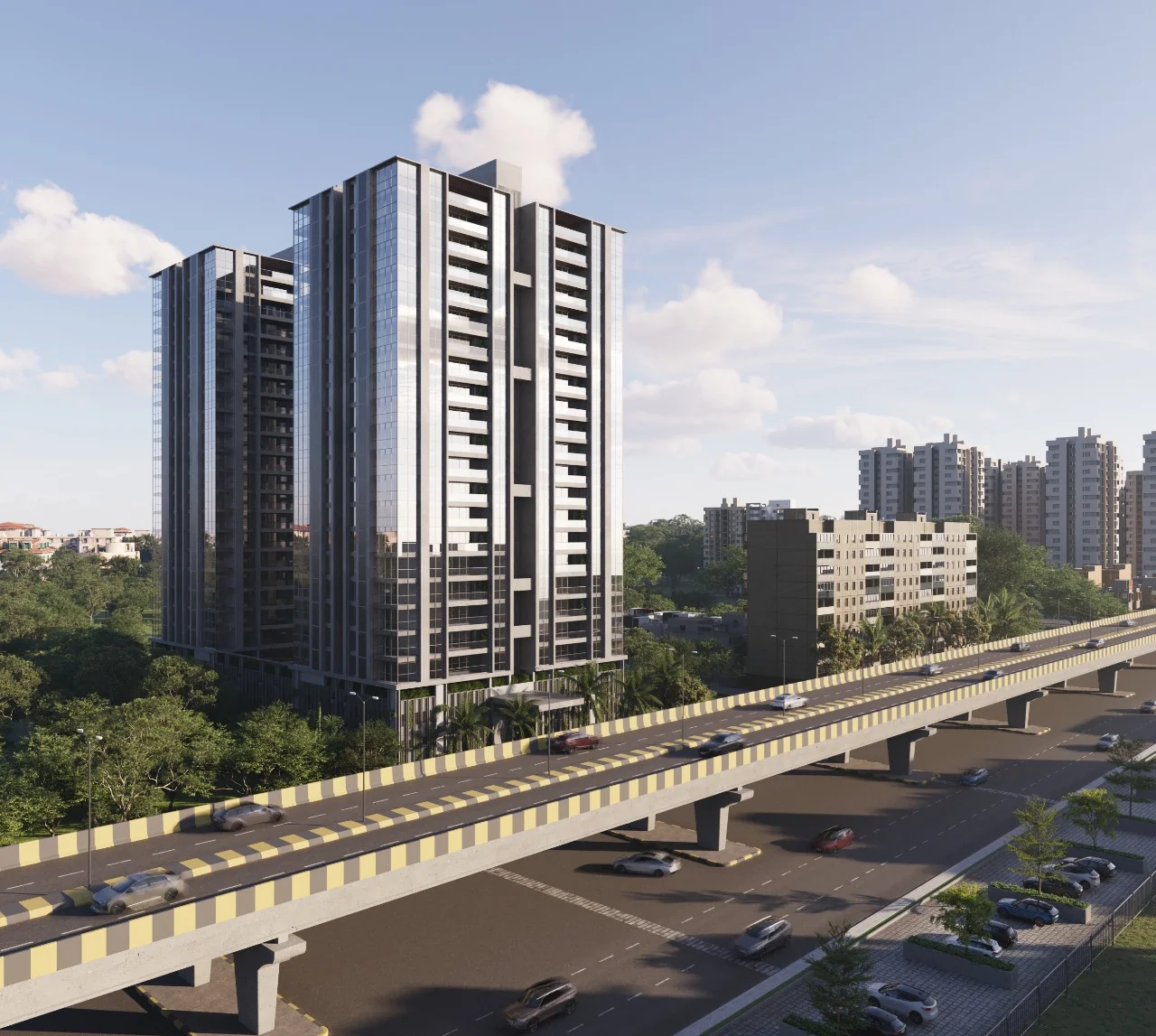 Satyamev Luxor — 4 BHK Apartments & 5 BHK Penthouses in Ambli–Bopal T-Junction, Ahmedabad