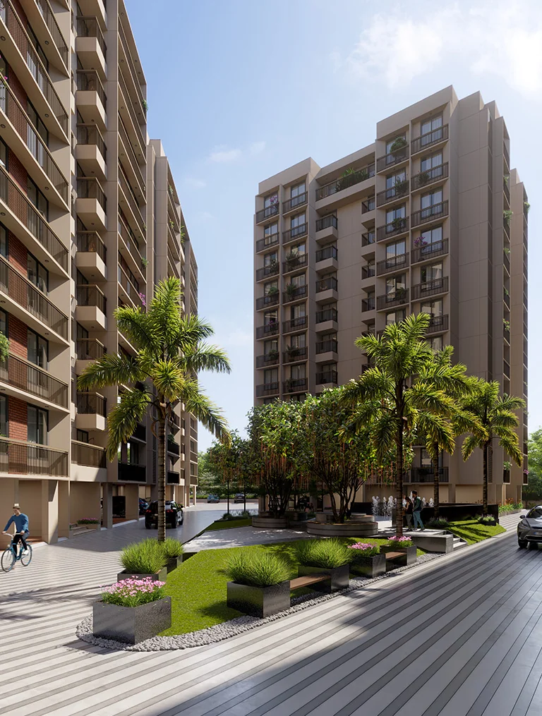 Satyamev Vista II — 3 BHK Apartments in Umiya College Road, Ahmedabad