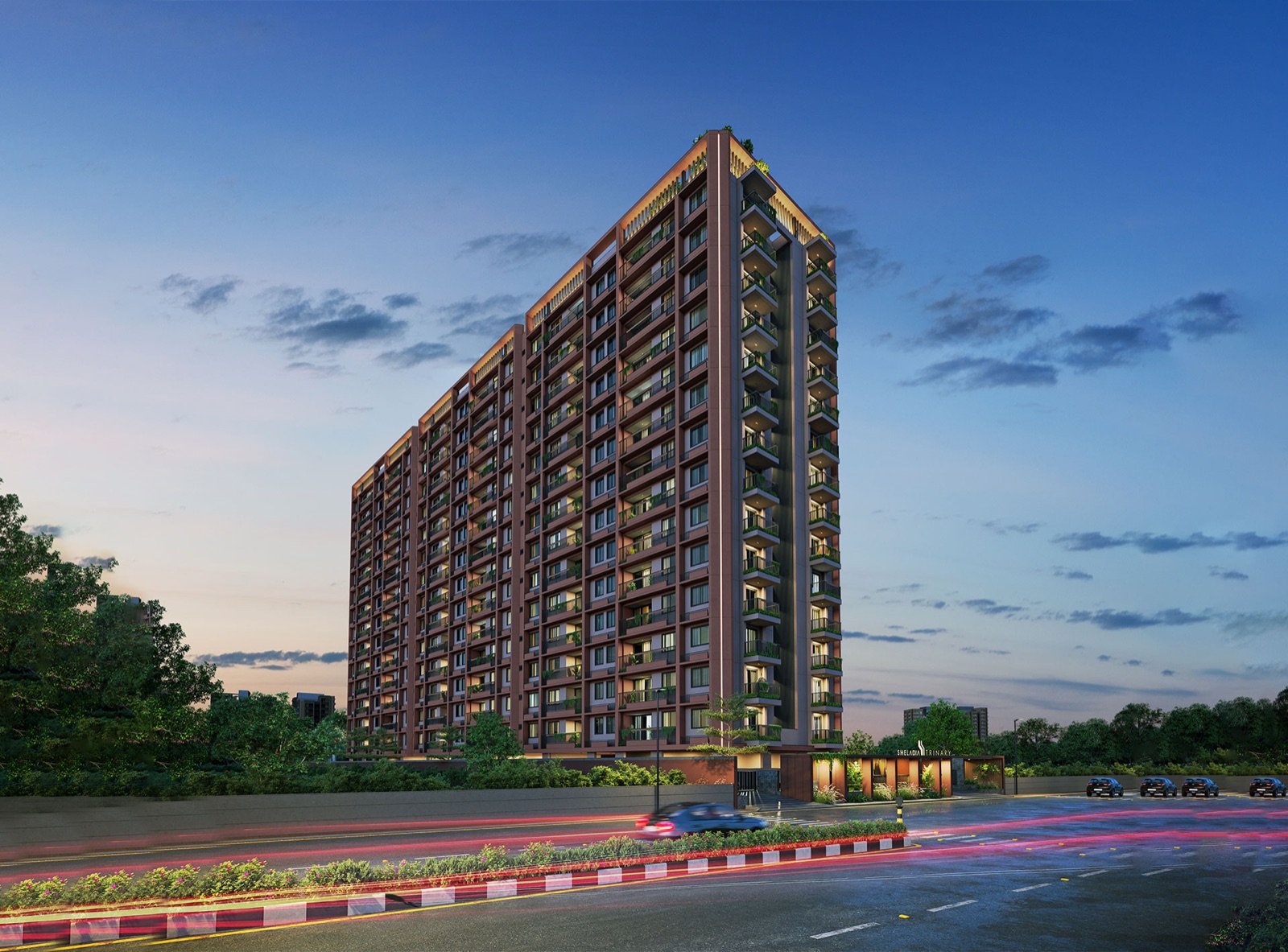 Sheladia Trinary — Residential in Shela, Ahmedabad
