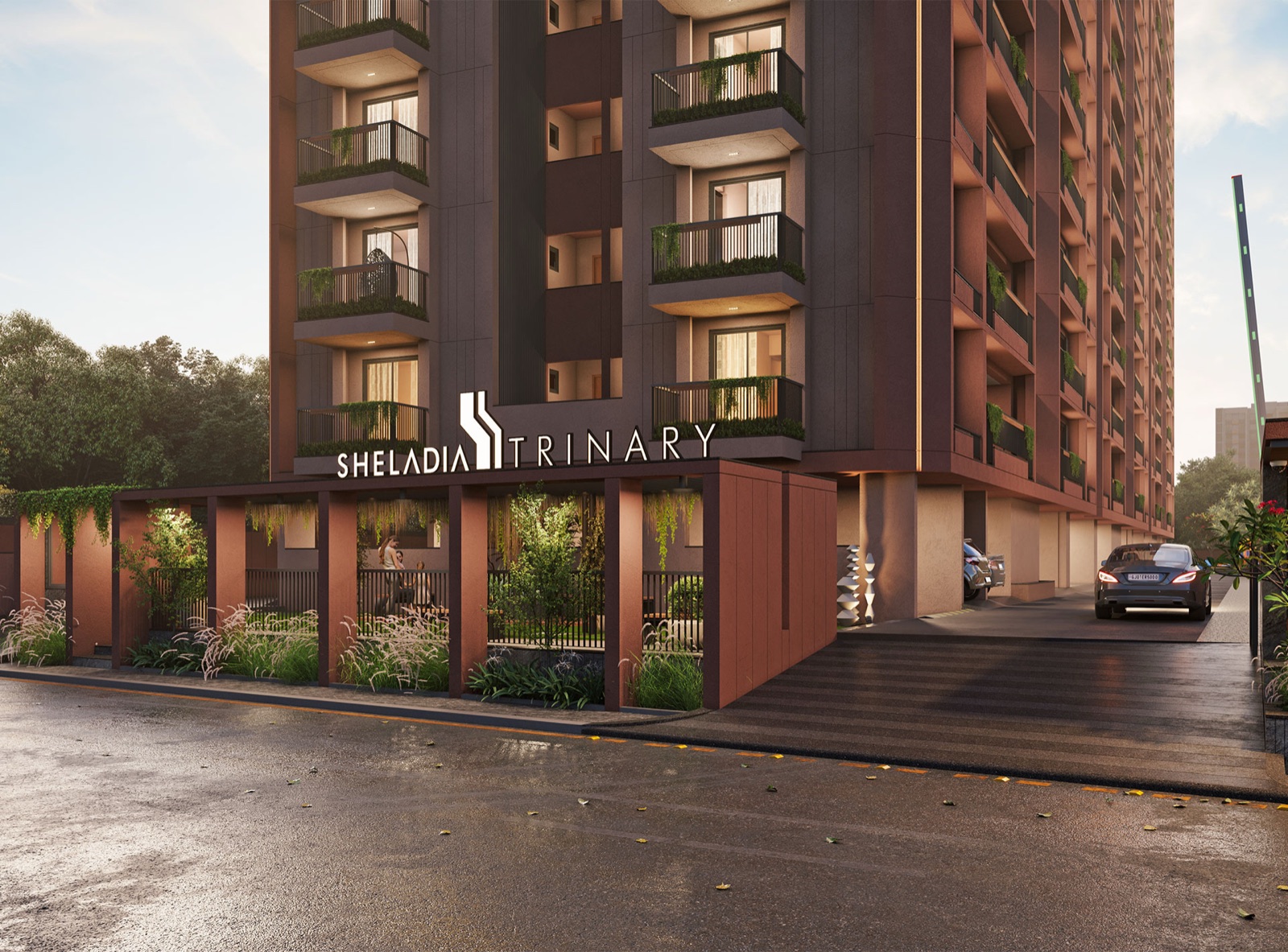 Sheladia Trinary — Residential in Shela, Ahmedabad