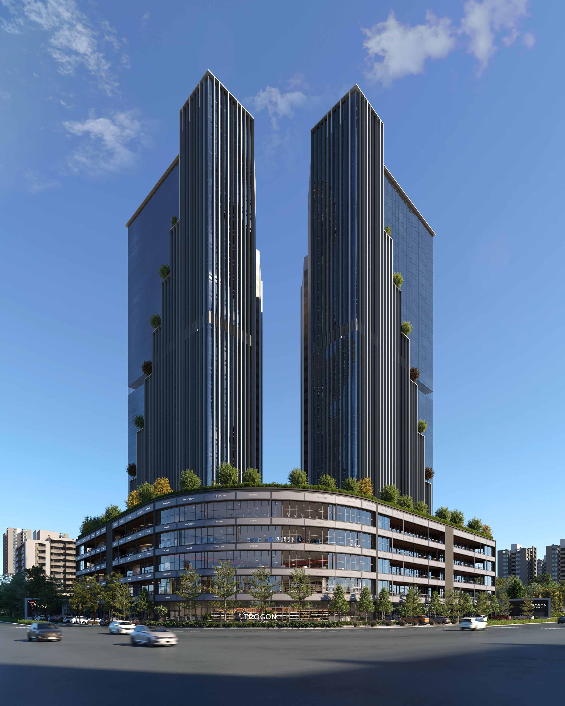 Trogon Twin Towers