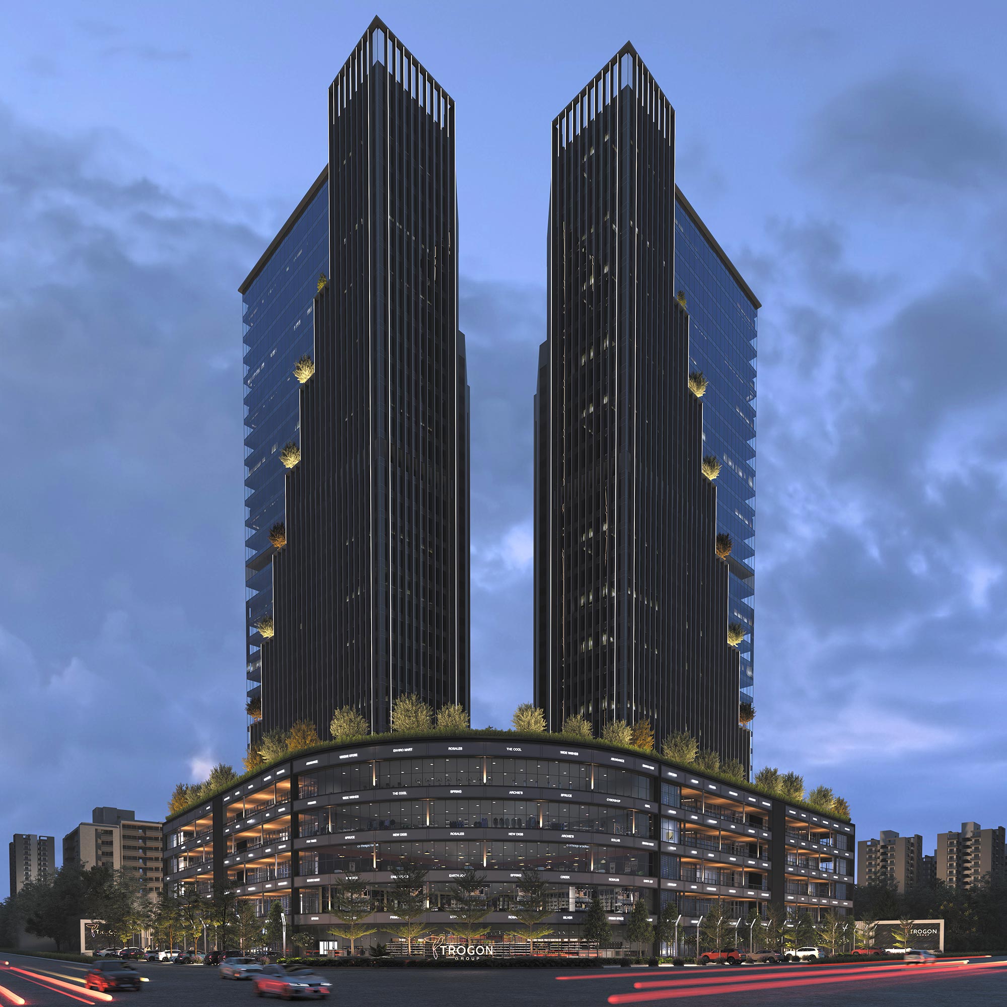 Trogon Twin Towers