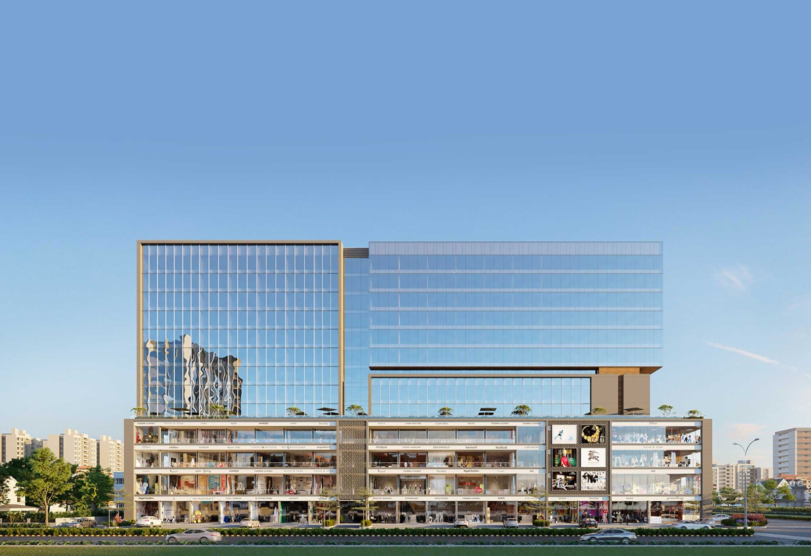 Unicus Shyamal — Offices + Retail in Shyamal Cross Roads, Ahmedabad