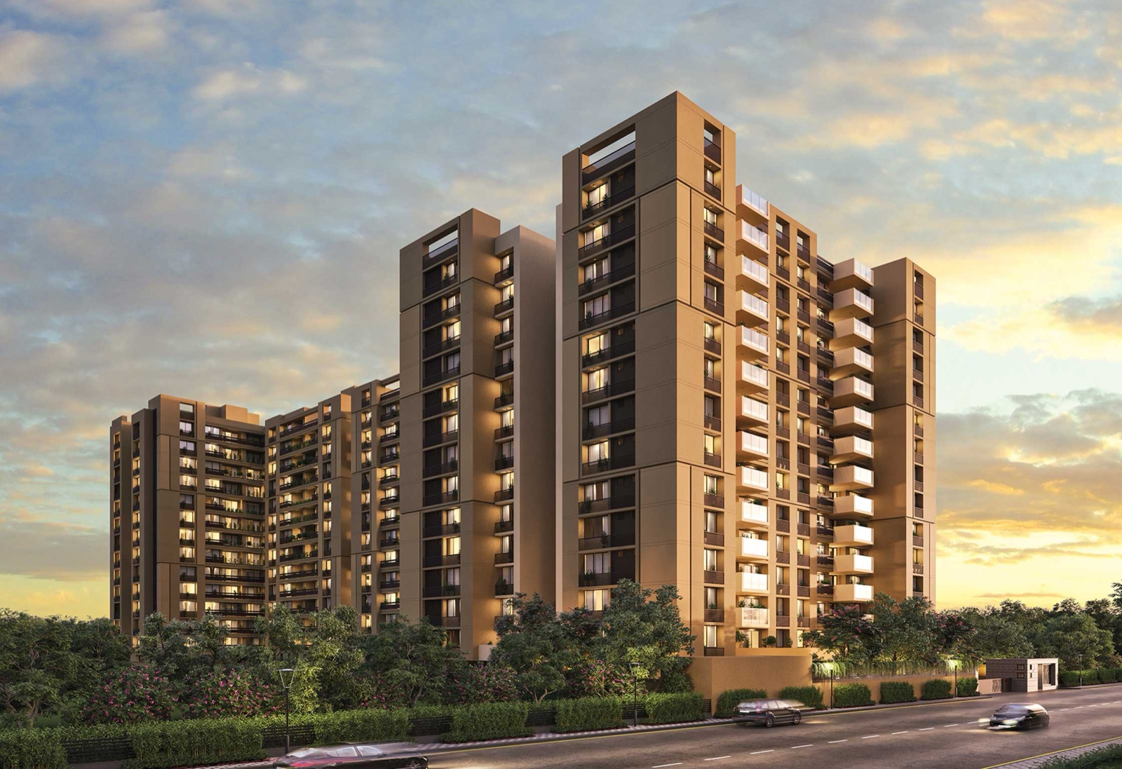 Vertis — 3 & 4 BHK Residences in Umiya Villa Road, Ahmedabad